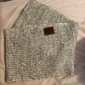 Love Your Melon infinity scarf. Grey, black, white. New with tags.